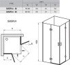 Душова кабіна Ravak SmartLine SMSRV4, 80x80 (1SV44A00Z1)