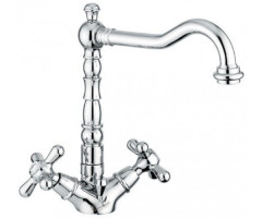 Cмеситель для умывальника Emmevi Deco Old, двухвентильный, медь (RA12613)