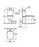 Унитаз компакт Grohe BauCeramic (39347000)