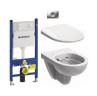 Комплект: Унитаз Kolo Nova Pro Rimfree + Инсталляция Geberit Duofix Delta + Крышка Soft-Close + Клавиша Delta 11 (M33120000+458.126.00.1+M30112000+115.120.46.1)