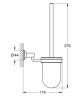 Ершик для туалета Grohe Essentials Authentic (40658001)
