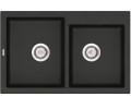 Кухонна мийка гранітна Vankor Orman, 80x51, чорний (ORMAN OMP 05.80 BLACK)