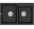 Кухонна мийка гранітна Vankor Orman, 80x51, чорний (ORMAN OMP 05.80 BLACK)