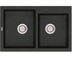 Кухонная мойка гранитная Vankor Orman, 80x51, черный (ORMAN OMP 05.80 BLACK)