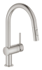 Смеситель для кухни Grohe Minta, однорычажный, серебристый (32321DC2)