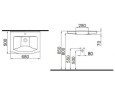 Умывальник врезной Idevit Neo Classic, 68 (3301-0655-0088)