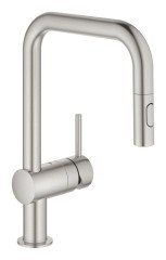 Смеситель для кухни Grohe Minta, однорычажный, серебристый (32322DC2)