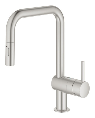 Смеситель для кухни Grohe Minta, однорычажный, серебристый (32322DC2)