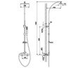 Душевая система Excellent Rain White (ARAC.SY851WT-N)