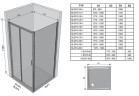 Душевые двери Ravak Blix BLDP2-110 R-L (0PVD0U00Z1)