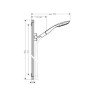 Душевой гарнитур Hansgrohe PuraVida/Unica (27853000)