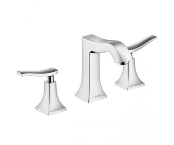 Cмеситель для умывальника Hansgrohe Metris Classic, двухвентильный, хром (31073000)