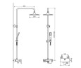 Душова система Excellent Rain White Altar (ARAC.SY.781CW NEW)