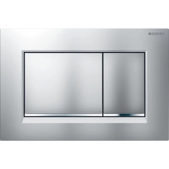 Змивна клавіша Geberit Sigma 30, матовий хром, глянцевий хром (115.883.JQ.1)