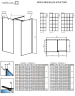 Душова стінка Radaway Walk-In Modo New Black III Factory 70 (389074-54-55)