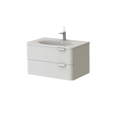 Тумба з умивальником Botticelli Velluto, 80 (VLT-80 WHT)