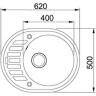 Кухонная мойка гранитная Franke ROG 611, 62x50, сахара (114.0251.447)