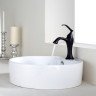 Cмеситель для умывальника Kraus Ventus, однорычажный, шоколад (KEF-15001ORB)