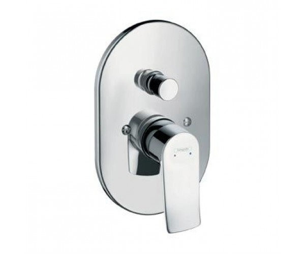 Смеситель для ванны Hansgrohe Metris, однорычажный, хром (31484000)