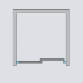 Шторка для ванны Radaway Vesta DWJ 180, 150x180 (209118-01-06)
