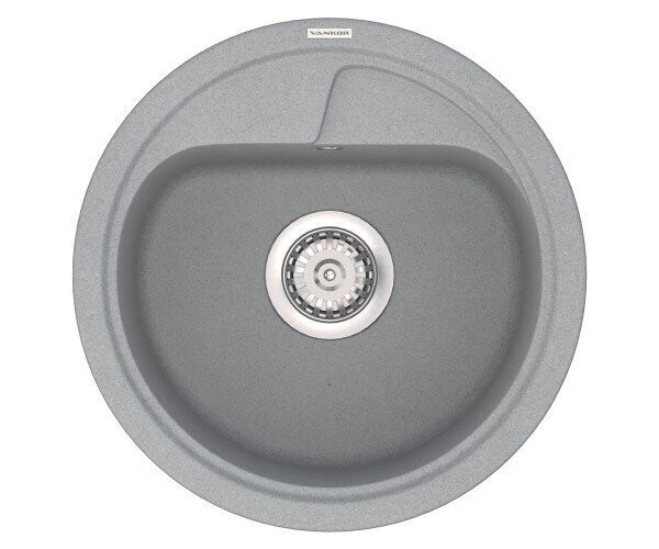 Кухонная мойка гранитная Vankor Polo, 45x45, серый (POLO PMR 01.45 GRAY)