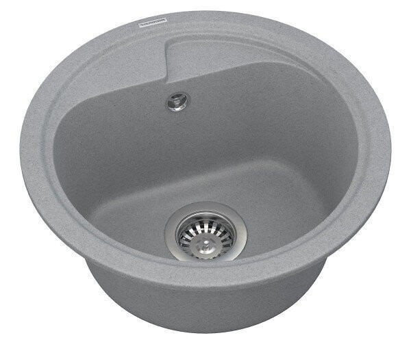 Кухонная мойка гранитная Vankor Polo, 45x45, серый (POLO PMR 01.45 GRAY)