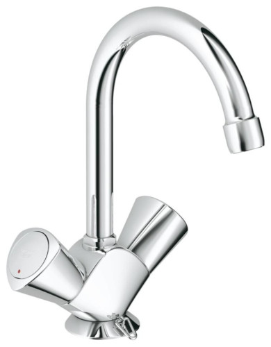 Cмеситель для умывальника Grohe Costa, двухвентильный, хром (21338001)