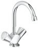 Cмеситель для умывальника Grohe Costa, двухвентильный, хром (21338001)