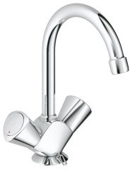 Змішувач для умивальника Grohe Costa, двовентильний, хром (21338001)