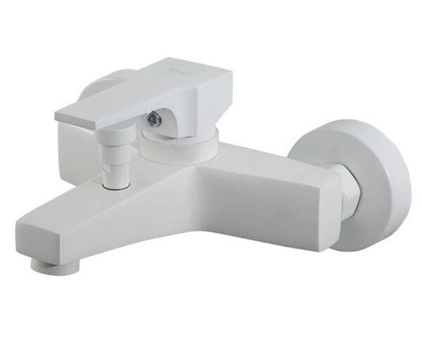 Смеситель для ванны Newarc Aqua, однорычажный, белый (941511W)