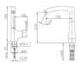 Смеситель для кухни KFA Armatura Kwarc, однорычажный, хром (4203-914-00)