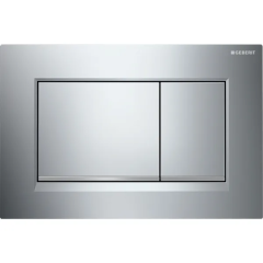 Смывная клавиша Geberit Sigma 30, глянцевый хром, матовый хром (115.883.KH.1)