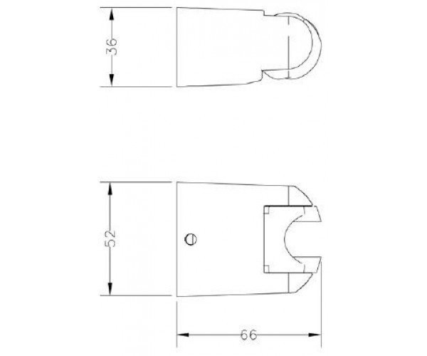 Держатель для душа Genebre Oval (100068 45)