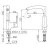 Смеситель для кухни KFA Armatura Kwarc, однорычажный, хром (4203-915-00)