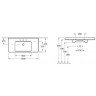 Умивальник підвісний Villeroy&Boch Subway 2.0, 100 (7175A0R1)