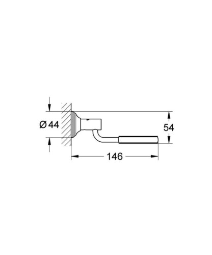 Держатель Grohe Essentials Authentic (40652001)