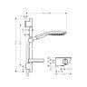 Душевой гарнитур Hansgrohe Raindance Select (27036000)