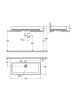 Умывальник накладной Grohe Cube Ceramic, 80 (3947600H)