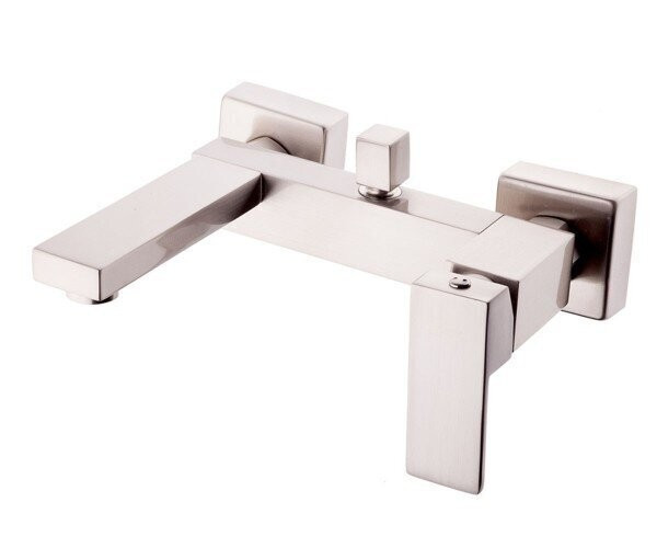 Смеситель для ванны Newarc Cubic, однорычажный, никель (871511N)