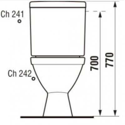 Унитаз компакт Jika Lyra Plus (H8263840002421)