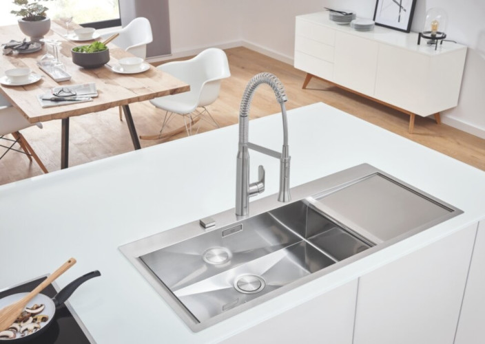 Кухонна мийка сталева Grohe K1000, 116x52 (31581SD0)