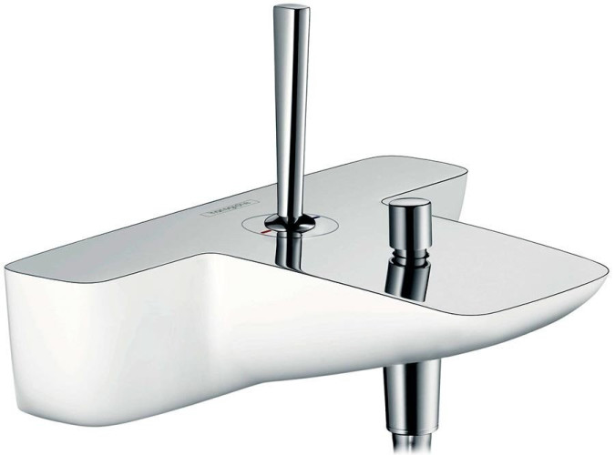 Смеситель для ванны Hansgrohe PuraVida, однорычажный, белый (15472400)