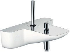 Смеситель для ванны Hansgrohe PuraVida, однорычажный, белый (15472400)