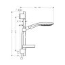 Душевой гарнитур Hansgrohe Raindance Select 150 (27802400)