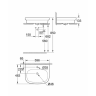 Умывальник накладной Grohe Euro Ceramic, 60 (39337000)