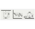 Биде подвесное Idevit Halley (3206-2605)