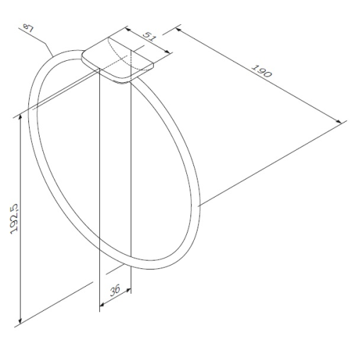 Держатель для полотенец AM.PM Inspire 2.0 (A50A34400)