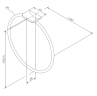 Держатель для полотенец AM.PM Inspire 2.0 (A50A34400)