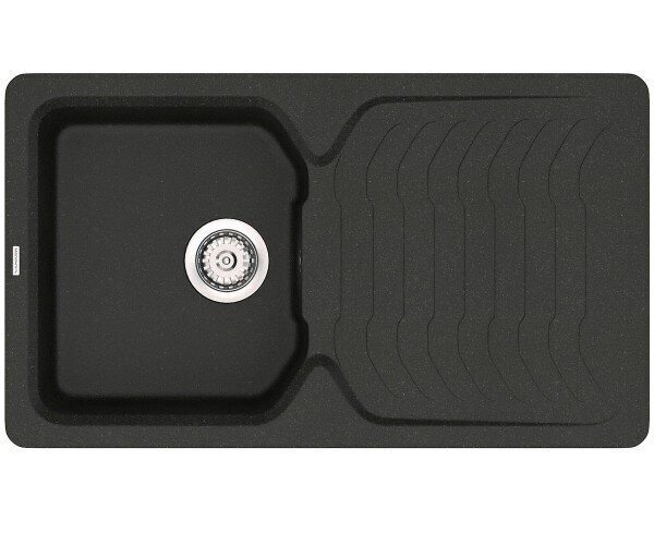 Кухонна мийка гранітна Vankor Sigma, 85x50, чорний (SIGMA SMP 02.85 BLACK)