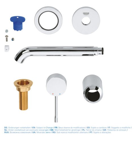 Cмеситель для умывальника Grohe Essence, однорычажный, хром (19408001)